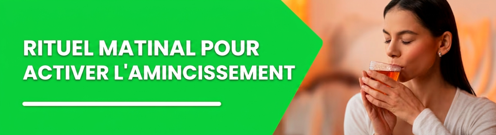 Rituel du matin pour activer la perte de poids